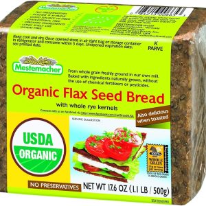 Mestemacher Organic FlaXSeed Bread, 500 gm