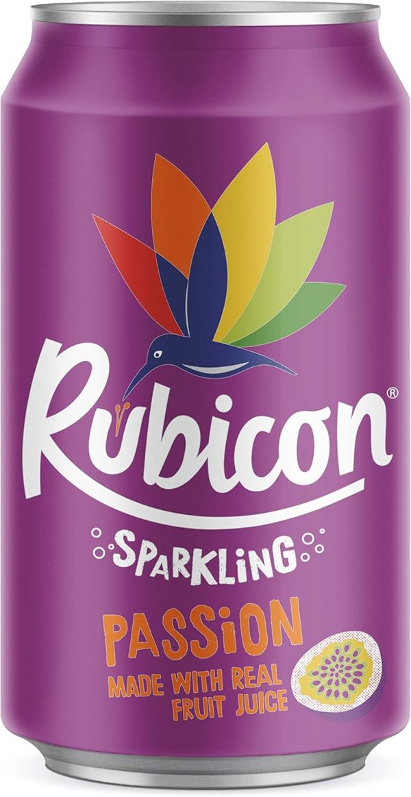 Rubicon Sparkling Passion Made with Real Fruit Juice 330ml