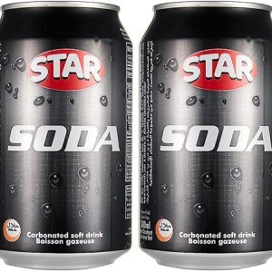 Star Soda Carbonated Soft Drink Can with Tray 6 Pieces 330 ml Promo Pack, 1980.0 millilitre, 1