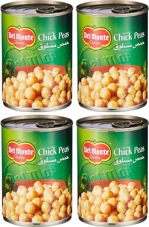 Del Monte Canned Chick Peas , 400 Gms- (Pack Of 4)