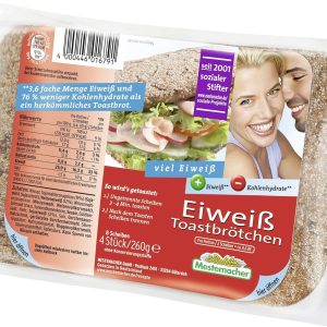 Mestemacher Protein Toast Bread, 260 gm
