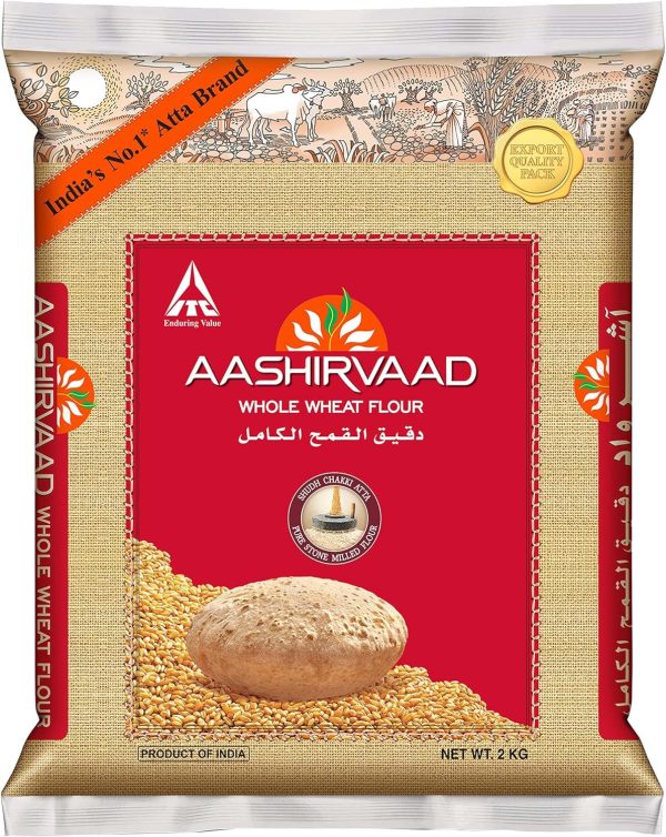 Aashirvaad Whole Wheat Flour Shudh Chakki Atta 2kg